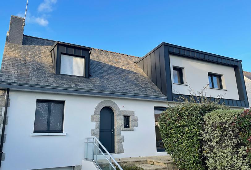 Extension maison neo-bretonne