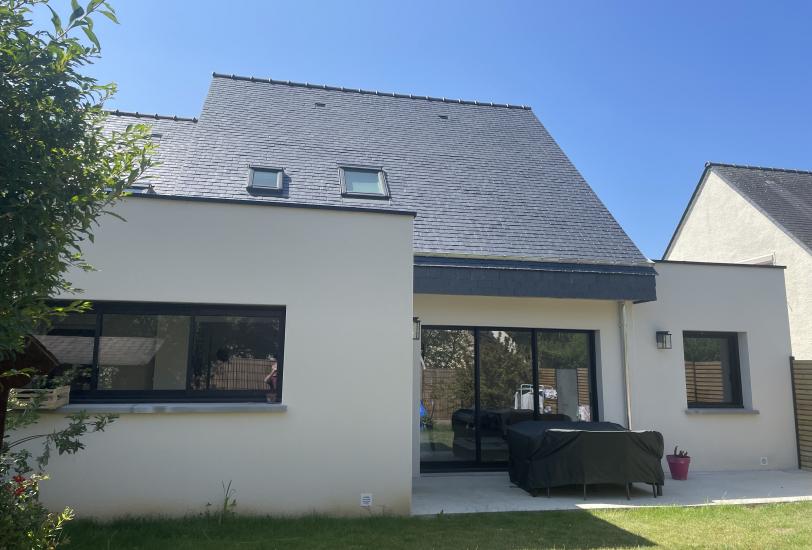 Rénovation d'une maison de 1975 à Thorigné - après face