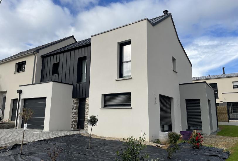 Construction d'une maison à Cesson Sévigné extérieur