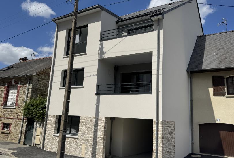 construction maison rennes après facade