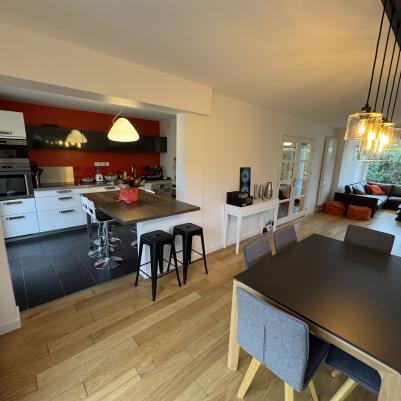rénovation et extension maison années 80 cesson-sévigné - intérieur cuisine