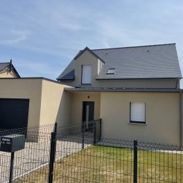 construction d'une maison au minihic sur rance - garage