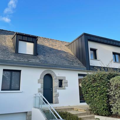 Extension maison neo-bretonne