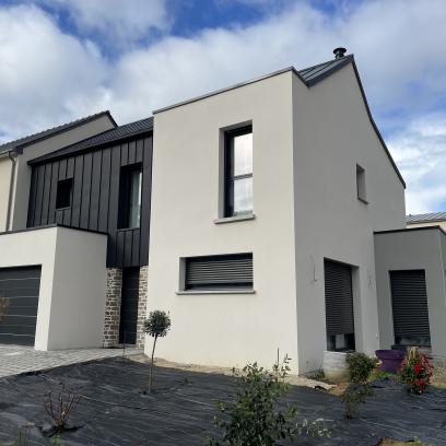 Construction d'une maison à Cesson Sévigné extérieur