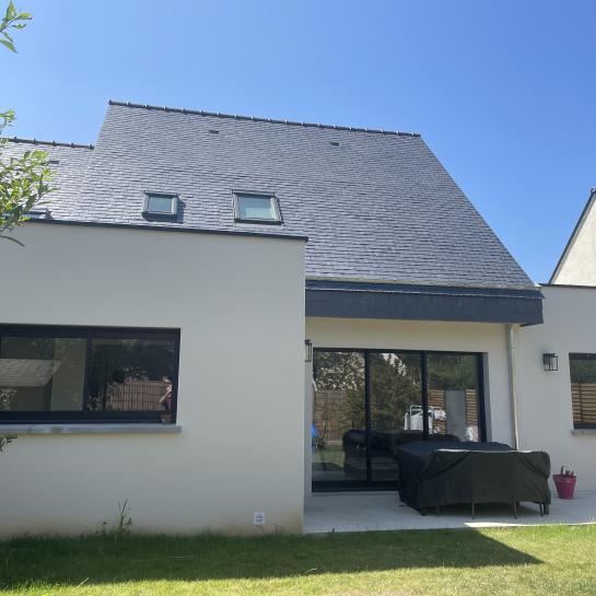 Rénovation d'une maison de 1975 à Thorigné - après face